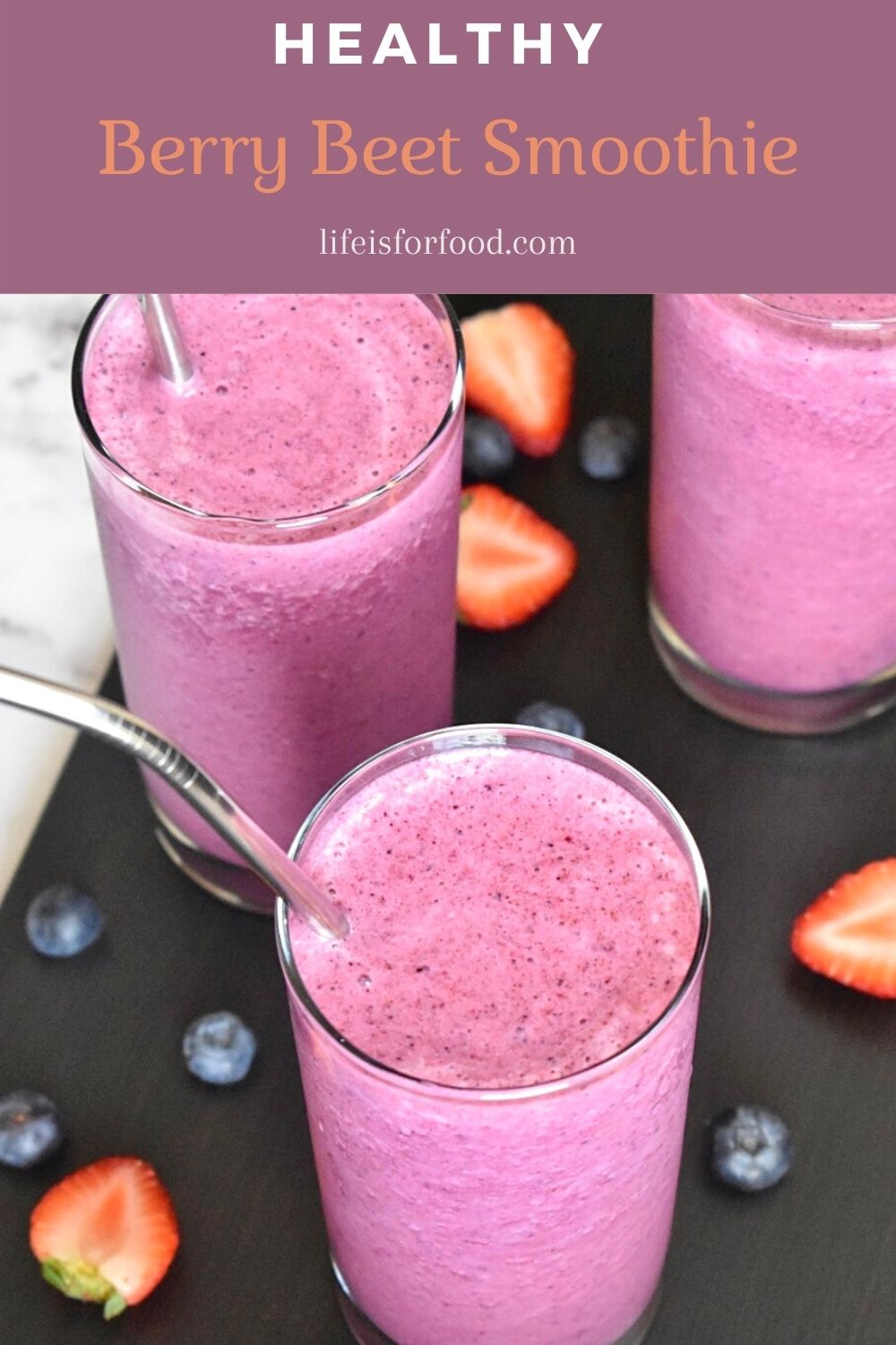 Berry Beet Smoothie Berry Beet Smoothie pin 2