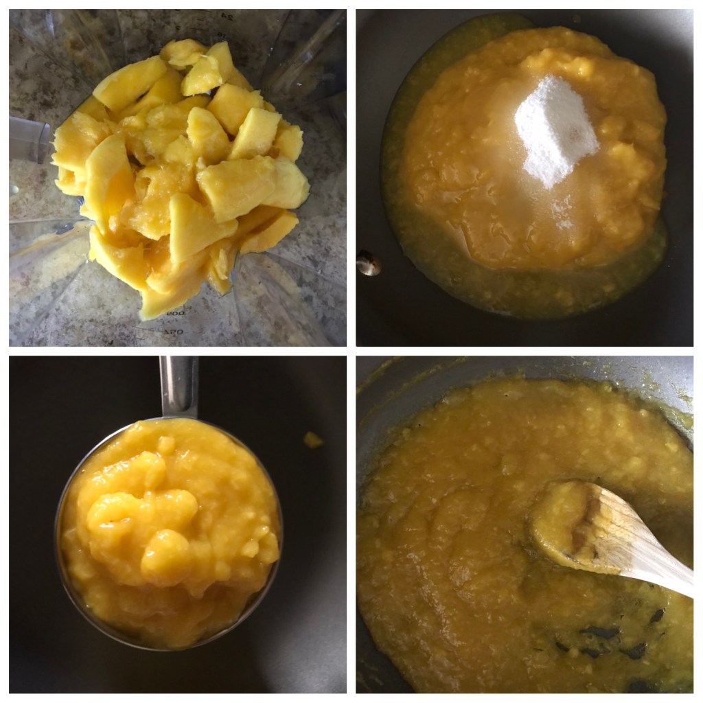 Mango Cheesecake Parfait Preparation
