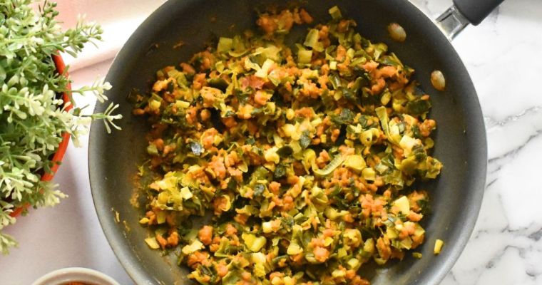 Spring Onion Sabzi - Patichya Kandyachi Bhaji Spring Onion Sabzi – Patichya Kandyachi Bhaji