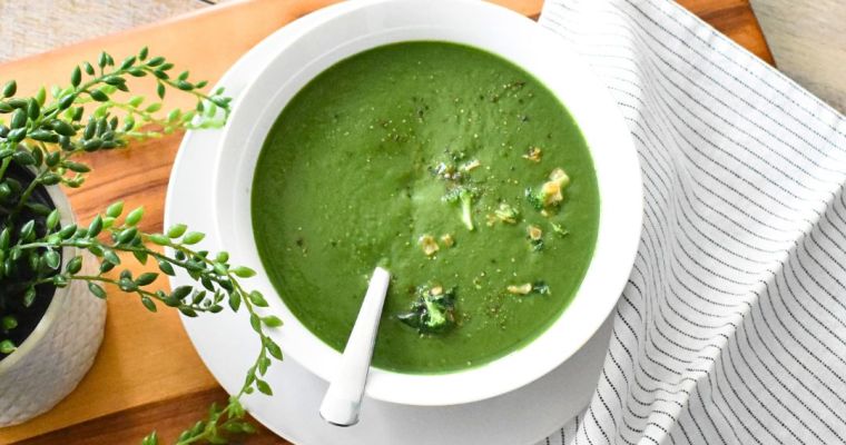 Vegan Broccoli Spinach Soup Vegan Broccoli Spinach Soup